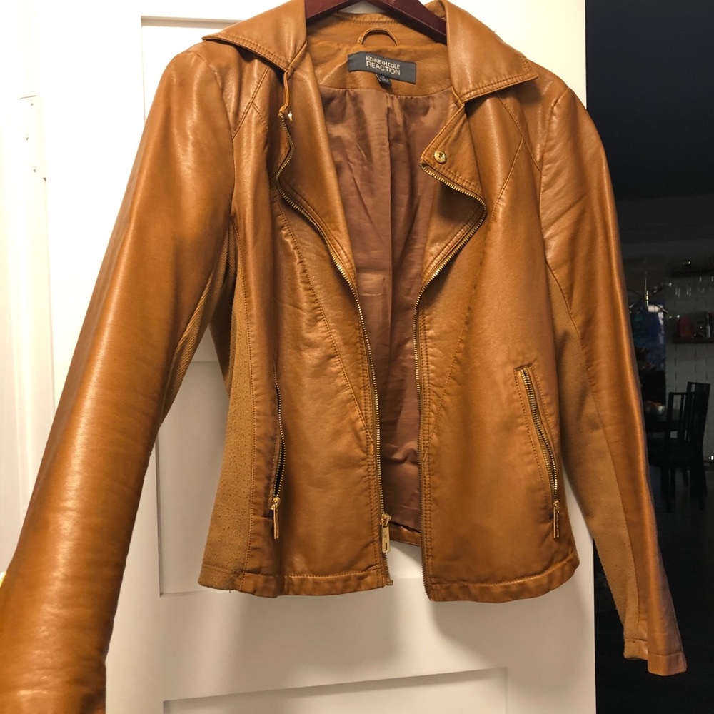 Kenneth Cole faux leather jacket
